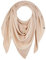 Enter the Complex® Schal Damen, Dreieckstuch, Halstuch, 100% Merino Wolle, 240 x 100 cm, Hellbeige
