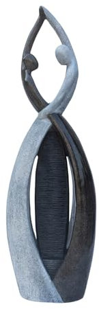 Smarten Arts Fontaine d'extérieur Gracieuse en Pierre de Fonte pour Couple Dansant 147,2 cm