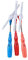 Aeromdale Moulin à vent clignotant à LED en forme de bande de musique pour enfant, cadeau de couleur aléatoire, accessoires de fête