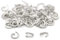 NaturSchatulle Biegeringe Edelstahl Ø 3-8mm Binderinge I 25 Stück Spaltringe Verbindungsringe Ösen Basteln DIY Schmuckherstellung Nickelfrei (5mm)