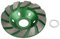 Muela abrasiva, muela abrasiva de Copa de Diamante, Disco Pulido de Diamante de hormigón de 4 pulgadas/100 mm, para Amoladora Angular, Piedra, mármol, mampostería, hormigón