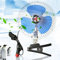 Jadeshay Ventilateur Voiture 12V, 25W Ventilateur Radiateur Voiture 12V Mini Ventilateur de Rotation à 180° pour Voiture Bateau Camping
