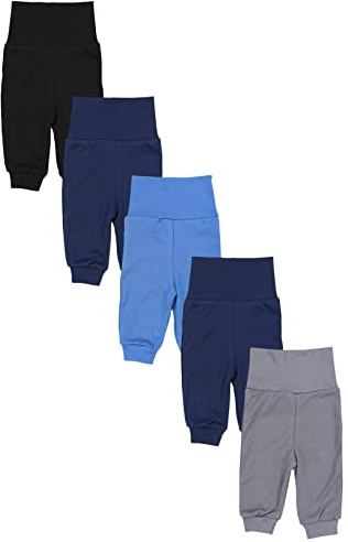 TupTam Unisex Baby Lange Pumphose 5er Pack, Farbe: Junge, Größe: 92