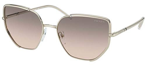 Prada PR 50WS Pale Gold/Grey Pink Shaded 58/18/140 Damen Sonnenbrillen