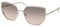 Prada PR 50WS Pale Gold/Grey Pink Shaded 58/18/140 Damen Sonnenbrillen