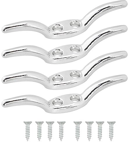 AXLIZER 4 Stück Jalousien-Zubehör – Haken, Klammern, Sicherheitssets, Wickler für Jalousien, Fahnenmasten, Boote, Markisen, Planen