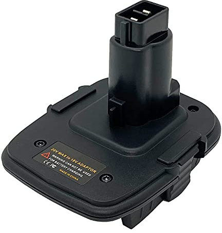 USB Battery Adapter Converter for DeWalt 18V XPR Ni-CD Cordless Tool, Convert for DeWalt 18V/20V Milwaukee M18 18V Lithium Ion Battery to DeWalt 18V NiCad & NiMh Battery DC9096 DC9098 DC9099