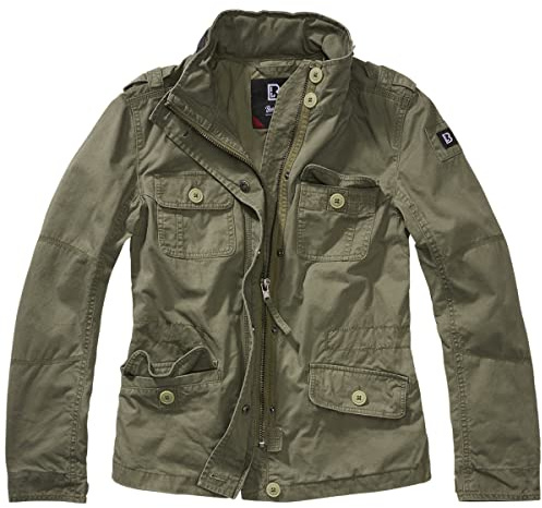 Brandit Ladies Britannia Jacket, mehrere Farbvarianten, Größen XS bis 5XL (XS, Oliv)