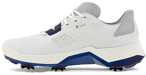 ECCO Mens M Golf Biom G5 Golf Shoes - White/Blue Depths - UK 8-8.5