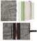 Wonderpool Diari Pelle 6 Raccoglitore ad Anelli Organizer per Cartelle con Carta Punteggiata, Quaderno Scrivere Ricaricabile e Copertina Multitasche per Viaggi di Lavoro e Studio (A5, Grigio)