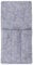 ReWu Bestecktasche Filztasche Besteckaufbewahrung Tischdekoration aus Filz, mit 3 Fächern, 24 x 12 cm Grau