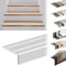 KARAT Stufenkantenprofile selbstklebend oder vorgebohrt mit Montagematerial - Treppenkantenprofile Winkelprofile (Winkelprofil, Silber, 1000x24,5x10 mm, Selbstklebend)