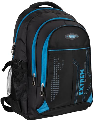 EAAKIE Rucksack Damen Herren Sport Schulrucksack Freizeit Reise Wandern Arbeit Backpack (BLAU)