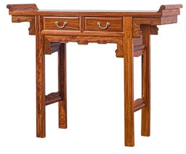 Offrir un Autel de Bouddha Meubles en acajou, table à tête surélevée en bois de santal rouge, table à encens de style chinois en palissandre, table d'entrée, étui à bandes en bois massif, autel bouddh