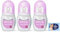 3x BREEZE Perfect Beauty Deodorante Roll On 50ml + 1 Confezione di Talco Felce Azzurra in omaggio, Busta da 100g