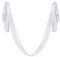Active Silk Aerial Yoga Schaukel Hängematte Kit für verbesserte Yoga Inversions Flexibilität & Rumpfstärke (weiß)