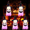 COZII Halloween Deko: 5 Stück Hängende Geisterhexe Hut, Lichterkette für Outdoor, Garten, Hof, Party Dekoration
