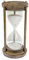 Vintage Glass Sand Timer in Wooden Stand | Traditional 2-Minute Egg Timer