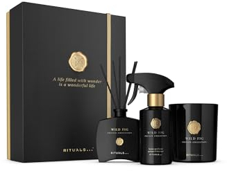 RITUALS Geschenkset Wild Fig Large – luxuriöse Raumdüfte aus der Private Collection – Aromatherapie-Geschenkbox mit Raumparfüm, Duftkerze und Duftstäbchen