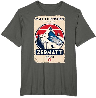 Matterhorn Ski Resort Zermatt - Abenteuer auf 4478 Metern T-Shirt