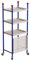 Roboterstaubsauger mit Absaugstation für Vorratsschrank Organizer Organisieren, Hochschrank Küche 50cm Breit, Küche Freistehende Lagerung Rack 50x37x135cm