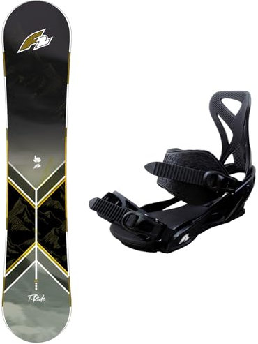 F2 Set Herren Snowboard T-Ride 157cm mit Bindung Sonic Pro L