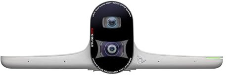 POLY Studio E70 All-in-one 4K Smart Video Conferencing Camera with PoE Injector, 2x 20MP Cameras, 7.3x Zoom, 4 Beamforming Mics, Speaker Framing, Lens, Teams & Zoom Certified (Renewed)