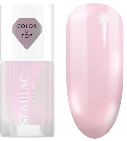Semilac Top classico smalto rosa glow 7 ml