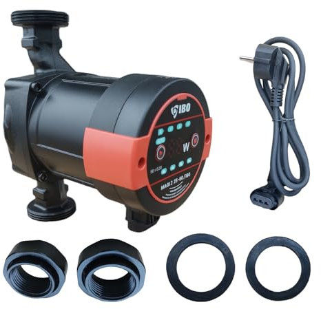 PAG Turbo GmbH - Hochwertige Hocheffizienz Pumpe Heizungspumpe Zirkulationspumpe MAGI2 optional 1 Kugelventile (25-60/180 + 2x 1 Ventile)