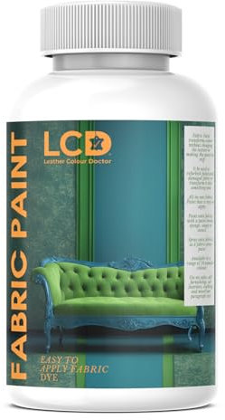 Carbusonic Fabric Paint - Dyes Fabric - Restore or Change Colour of Sofas Lampshades Blinds (Black)