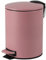 Urban Living 3 Liter Tret-Mülleimer Kosmetikeimer Tretmülleimer mit Absenkautomatik - herausnehmbarer Einsatz mit Henkel (Rosa)