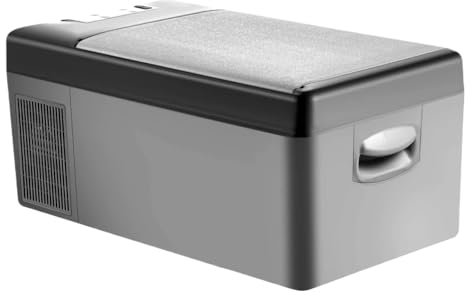 WRWRW Congelador portátil for coche de 15 l, con doble zona de almacenamiento, ideal for camping y uso doméstico.