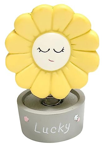 Kopfschaukel Tischdeko Weihnachten Event Sonnenblumen Dekoration Kunstharz