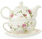 Holibanna 1 Set Set di teiere in Ceramica Tecpettes Tazza stoviglie Cinesi bollitore teiera Kit tazzine per teiera teiere di Fiori teiera in Ceramica teiera con Tazze da tè bollitore del tè