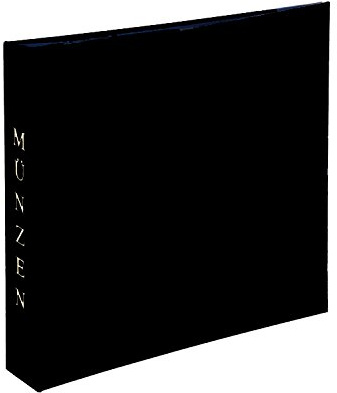Pagna Münzalbum (inkl. Zwei Münzhüllen, 4D) schwarz