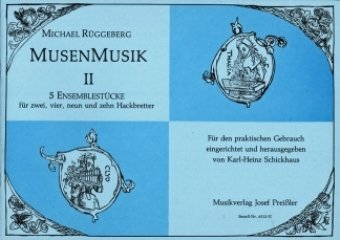 5 ENSEMBLESTUECKE - arrangiert für Hackbrett [Noten / Sheetmusic] Komponist: RUEGGEBERG MICHAEL [Gebundene Ausgabe]