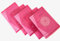 20x Rexel Ice Dokumententasche mit CD Fach, A4 quer, transparent pink, mit Druckknopf, Aktenhülle, Sichthülle
