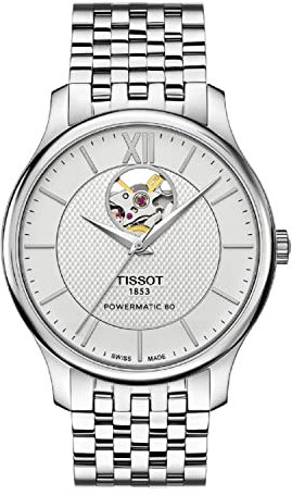 TISSOT TRADITION AUTOMATIC OPEN HEART T0639071103800