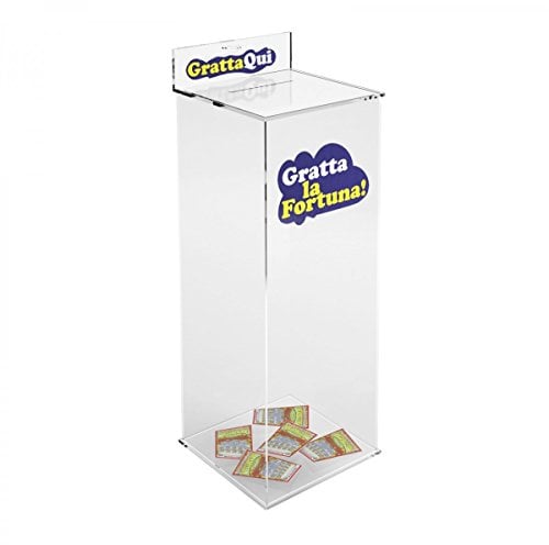 Avà srl Urne für Rubellose aus Plexiglas transparent