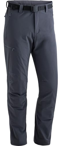 Maier Sports Oberjoch Therm, Warme Herren Wanderhose, Wasserabweisende Outdoorhose für Trekking und Hiking, PFC-frei, mTHERM light Wattierung, mSTRETCH Pro 4 & Dryprotec, Schwarz, 56 (W38/L32)