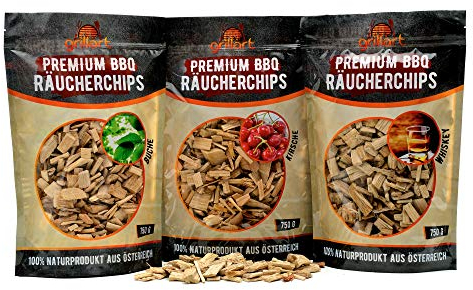 grillart Premium BBQ Chips (Set da 3 Tedesco)