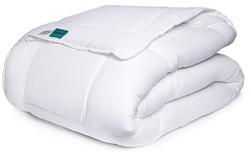 WENDRE Allergiker Bettdecke 200x220 für den Winter - Leichte Winterdecke - Winter Bettdecke200x220 mit Mikrofaser Oberfläche - Steppdecke - Schlafdecke - Dünne Decke - Extra Warm