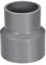 sourcing map PVC Verbindungsstück Wasseranschlüsse Kupplung 63mm x 50mm Grau