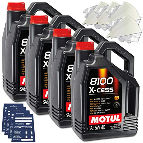 20 Liter original Motul Motoröl 5W40 8100 X-Cess
