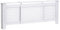 HOMCOM Heizkörperverkleidung, Heizungsabdeckung Heizkörper Abdeckung Einstellbar Weiß 139-208,5 x 20,5 x 82,5cm