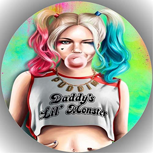 Premium Esspapier Tortenaufleger Tortenbild Geburtstag Harley Quinn K6