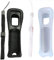 2 x Silikon-Schutzhülle mit Handschlaufe für Nintend Wii Remote (Weiß + Schwarz)