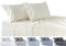 Todocama Bettwäsche-Set, 4-teilig, Spannbettlaken, Bettlaken, 2 Kissenbezüge, 50 x 80 cm, für Bett 200-200 x 190/200 cm, Beige