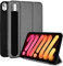 TECHGEAR iPad Mini 7 / Mini 6 (7th & 6th Generation) Smart Case [Pencil Holder] Slim FlipCase Tri-fold Stand Cover with Corner Protection [Auto Wake/Sleep] for iPad Mini 8.3 2024/2021 - Grey