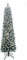 Snow Flocked Pencil Slim Pre-Lit Christmas Snowy Pencil tree in 5ft/ 150cm/6ft / 180cm/ 7ft/ 210cm Size's Xmas Festival Decoration for indoor and outdoor use with stand (6ft / 180cm